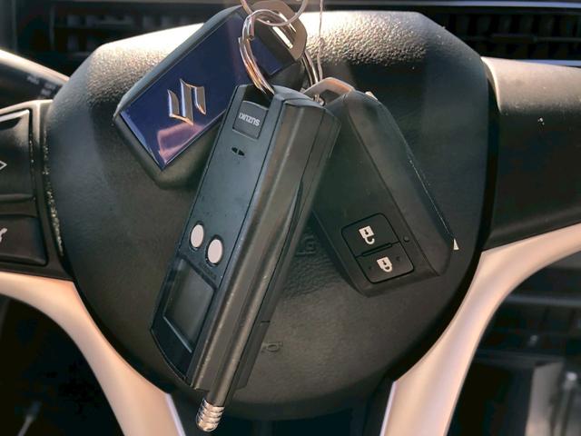 ワゴンR ハイブリッドFZ 禁煙車 社外6型ナビ ブルートゥース バックカメラ エンジンスターター シートヒーター スマートキー オートライト バニティミラー 電格ミラー LED バイザー ドリンクホルダー 革ステ ステリモ(48枚目)