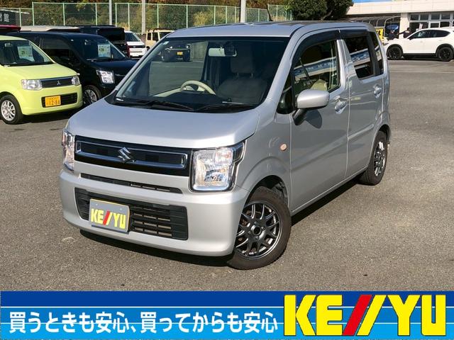 ワゴンR FA 禁煙車 純正オ-ディオ ドラレコ前後 シ-トヒ-タ- 電格ミラ- キ-レス レベライザ- TRC ベンチシ-ト ドリンクホルダ- バニティミラ- シガソケ バイザ- リアワイパ- スタッドレスタイヤ(3枚目)