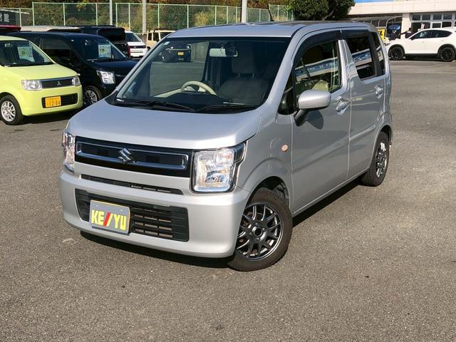 ワゴンR FA 禁煙車 純正オ-ディオ ドラレコ前後 シ-トヒ-タ- 電格ミラ- キ-レス レベライザ- TRC ベンチシ-ト ドリンクホルダ- バニティミラ- シガソケ バイザ- リアワイパ- スタッドレスタイヤ(12枚目)