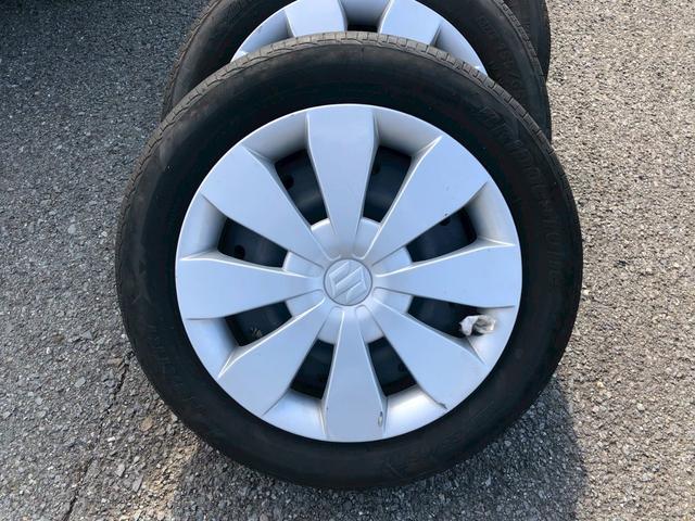 ワゴンR FA 禁煙車 純正オ-ディオ ドラレコ前後 シ-トヒ-タ- 電格ミラ- キ-レス レベライザ- TRC ベンチシ-ト ドリンクホルダ- バニティミラ- シガソケ バイザ- リアワイパ- スタッドレスタイヤ(45枚目)