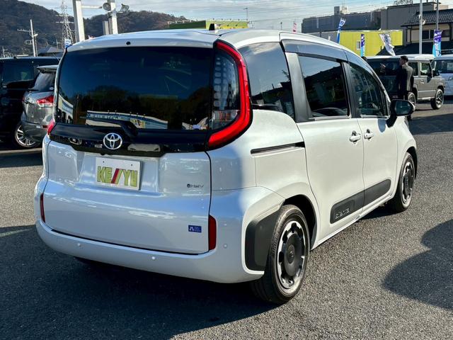 シエンタ ハイブリッドZ 禁煙車 1オーナー 純正10.5インチナビ 全方位カメラ フルセグTV ブルートゥース ETC2.0 シート&ハンドルヒーター【パーキングアシスト】衝突軽減ブレーキ レーンキープ ブラインドスポットモニターLED コーナーセンサー 両側自動ドア(4枚目)