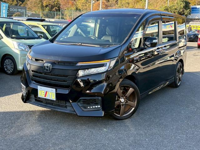 ステップワゴンスパーダ スパーダハイブリッド G・EXホンダセンシング 後席モニター 禁煙 9型ナビ バックカメラ ハーフレザーシート クルーズコントロール ETC シートヒーター わくわくゲート コーナーセンサー LED 両側自動スライド 衝突軽減ブレーキ 【マツダゴールドアルミ】(12枚目)