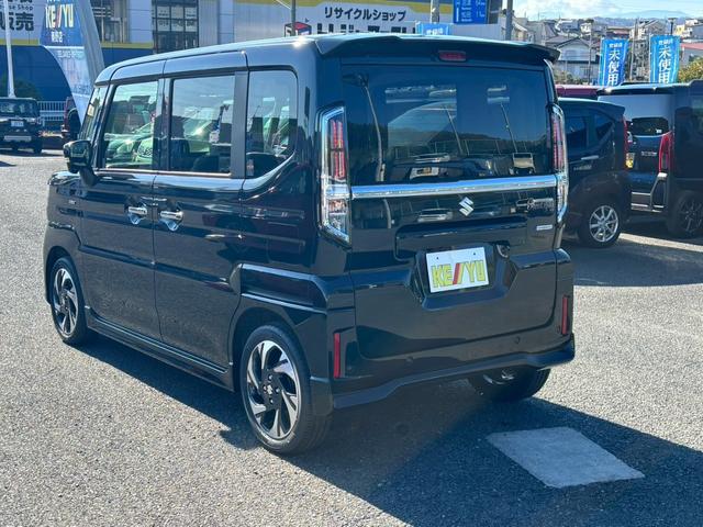 スペーシアカスタム ハイブリッドXSターボ 届出済未使用車 9型モニタ- ブル-トゥ-ス シ-ト&ハンドルヒ-タ- サ-キュレ-タ- レ-ダ-クル-ズ 2列目オットマン 両側自動スライドドア LEDオ-トライト フォグ 衝突軽減ブレ-キ(10枚目)