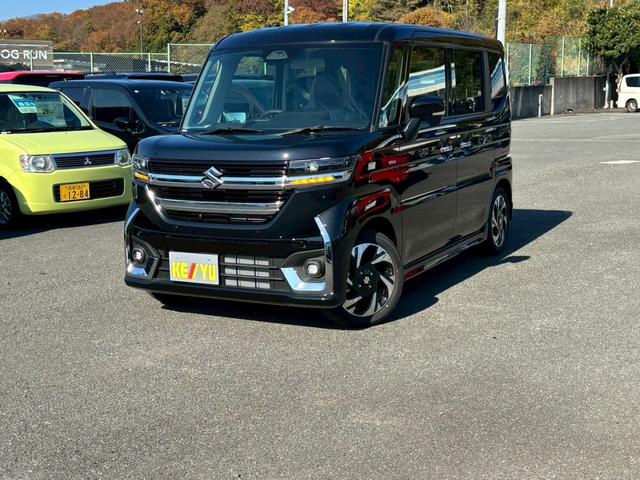 スペーシアカスタム ハイブリッドXSターボ 届出済未使用車 9型モニタ- ブル-トゥ-ス シ-ト&ハンドルヒ-タ- サ-キュレ-タ- レ-ダ-クル-ズ 2列目オットマン 両側自動スライドドア LEDオ-トライト フォグ 衝突軽減ブレ-キ(12枚目)