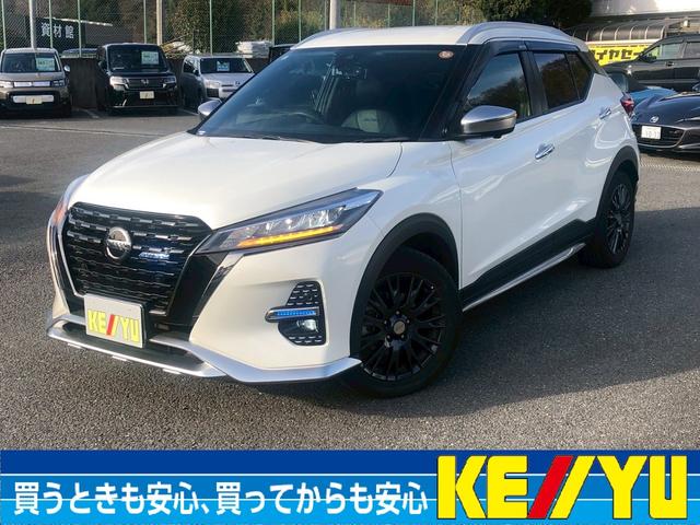 キックス オーテック　ワンオーナー　禁煙車　純正９型ナビ　ブルートゥース　バックカメラ　全方位カメラ　ドラレコ　ＥＴＣ　デジタルインナーミラー　ステアリングヒーター　シートヒーター　プロパイロット　コーナーセンサー　ＬＥＤ（3枚目）