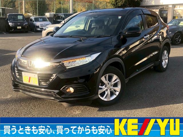 ヴェゼル Ｘ・ホンダセンシング　ワンオーナー　禁煙車　純正８型ナビ　ブルートゥース　バックカメラ　ドラレコ　ＥＴＣ　レーダークルコン　ブレーキホールド　レーンキープ　スマートキー　Ａストップ　シートリフター　オートライト　ＬＥＤ（3枚目）