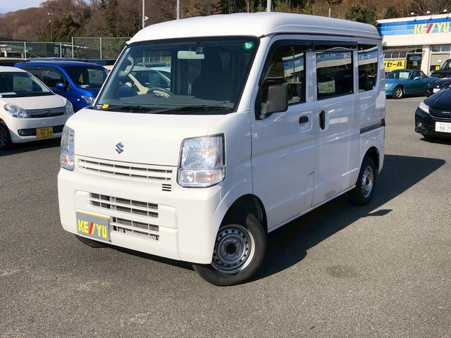 エブリイ ＰＣ　禁煙車　ハイルーフ　ドラレコ　純正オーディオ　ラジオ　ヘッドライトレベライザー　集中ドアロック　ＰＷ　パワステ　ＭＡ／Ｃ　シガソケ　フロアマット　ドリンクホルダー　リア両側スライドドア　サイドバイザー（12枚目）