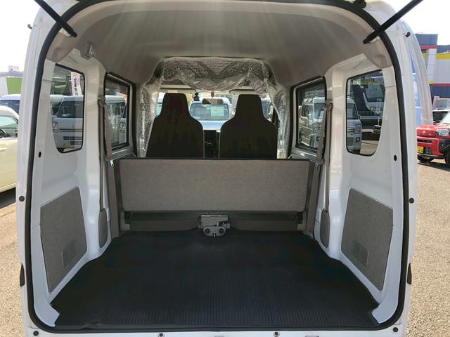 エブリイ ＰＣ　禁煙車　ハイルーフ　純正オーディオ　ラジオ　ドラレコ　ヘッドライトレベライザー　サイドバイザー　集中ロック　ＰＷ　パワステ　Ｍ／ＡＣ　シガソケ　フロアマット　ドリンクホルダー　リア両側スライドドア（22枚目）