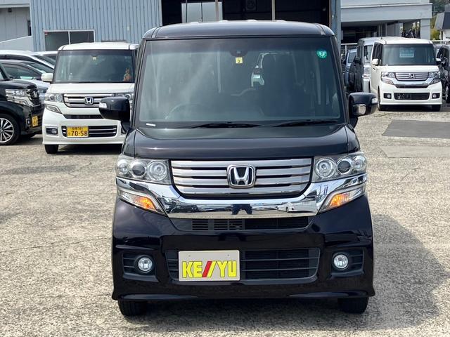 Ｎ－ＢＯＸカスタム Ｇ・ターボＡパッケージ　店頭下取り車　禁煙　走行距離４５．２９６ｋｍ　ホンダ純正ナビ　バックカメラ　ＣＤ・ＤＶＤ再生　Ｂｌｕｅｔｏｏｔｈ対応　１２ＴＶ視聴　両側自動ドア　ＥＴＣ車載器　スマートキー　衝突軽減　ＨＩＤライト　オートライト　　保証書（8枚目）