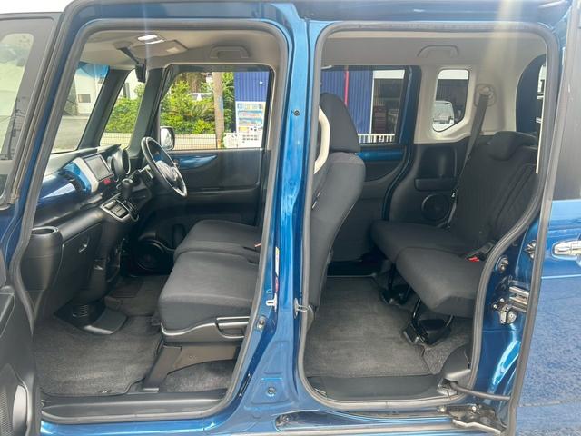 Ｎ－ＢＯＸ ２トーンカラースタイル　ＧターボＳＳパッケージ　【禁煙車】　ホンダ純正７インチＳＤナビ　社外ドラレコ　バックカメラ　ＢＬＵＥＴＯＯＴＨ接続　ＣＤ＆ＤＶＤ　両側自動スライドドア　シート―ヒーターチップアップシート　被害軽減システム　クルーズコントロール（23枚目）