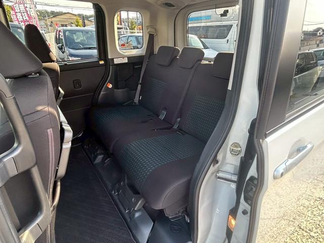 ルーミー カスタムG-T (禁煙車/社外ドラレコ)/置くだけ充電) 両側自動スライドドア/純正9インチナビ/全方位カメラ/Bluetooth接続/コーナーセンサー/レーンアシスト/衝突被害軽減システム/アイドリングストップ/純正アルミホイール/フルフラットシート/(24枚目)