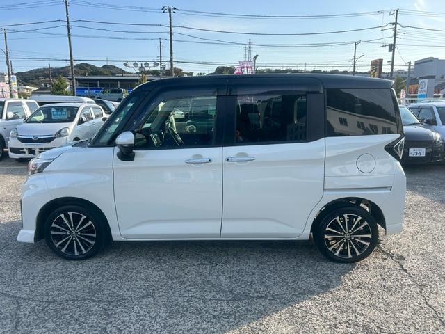 ルーミー カスタムG-T (禁煙車/社外ドラレコ)/置くだけ充電) 両側自動スライドドア/純正9インチナビ/全方位カメラ/Bluetooth接続/コーナーセンサー/レーンアシスト/衝突被害軽減システム/アイドリングストップ/純正アルミホイール/フルフラットシート/(48枚目)