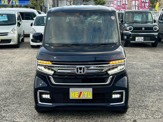 N-BOXカスタム Lターボ【衝突軽減◆両側自動スライド】前後ドラレコ◆ETC ◆禁煙【ホンダ純正7型Bluetooth対応ナビ◆フルセグTV◆バックカメラ】クルコン◆レーンアシスト◆コーナーセンサー◆LEDオートライト&フォグ◆ハーフレザー◆パドルシフト◆取説&保証書(8枚目)