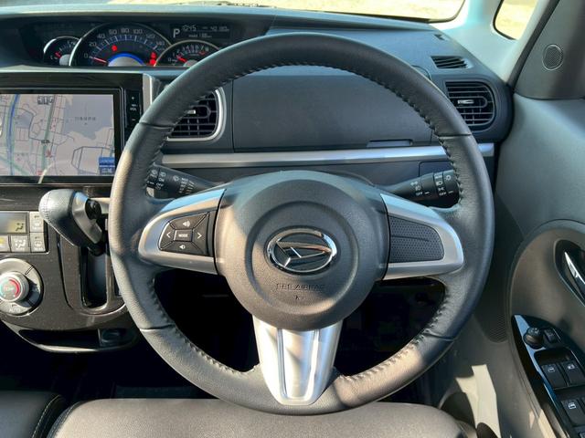 タント カスタムＲＳ　トップエディションＳＡ【特別仕様◆ターボ】禁煙　◆純正８型Ｂｌｕｅｔｏｏｔｈ対応ナビ◆バックカメラ【衝突軽減ブレーキ◆ＥＴＣ】フルセグＴＶ◆ＣＤ＆ＤＶＤ◆両側自動スライド◆ＬＥＤオートライト＆フォグ◆ハーフレザー◆アイドリングストップ◆取扱説明書（27枚目）