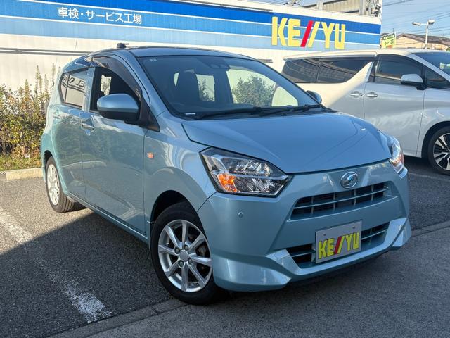 ミライース G SAIII 禁煙車 衝突軽減 車線逸脱警報 スマートキー LEDヘッドライト オートハイビーム クリアランスソナー アイドリングストップ シートヒーター BTオーディオ CD/DVD再生 プッシュスタート(10枚目)