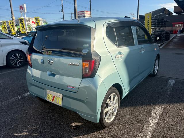 ミライース G SAIII 禁煙車 衝突軽減 車線逸脱警報 スマートキー LEDヘッドライト オートハイビーム クリアランスソナー アイドリングストップ シートヒーター BTオーディオ CD/DVD再生 プッシュスタート(13枚目)