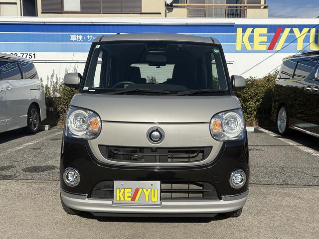 ムーヴキャンバス Gブラックインテリアリミテッド SAIII 禁煙車 衝突軽減 車線逸脱警報 全方位モニター対応純正ナビ 両側パワースライドドア LEDヘッドライト フルセグ BTオーディオ CD/DVD再生 オートハイビーム 前後ドラレコ スマートキー(9枚目)