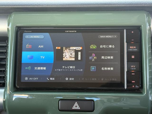 ハスラー Ｊ　禁煙車　衝突軽減　車線逸脱警報　アイドリングストップ　シートヒーター　ゼンホウイモニター　カロッツェリアＳＤナビ　フルセグ　ＣＤ／ＤＶＤ再生　ＢＴオーディオ　ＨＩＤヘッドライト　フォグ　オートライト（24枚目）