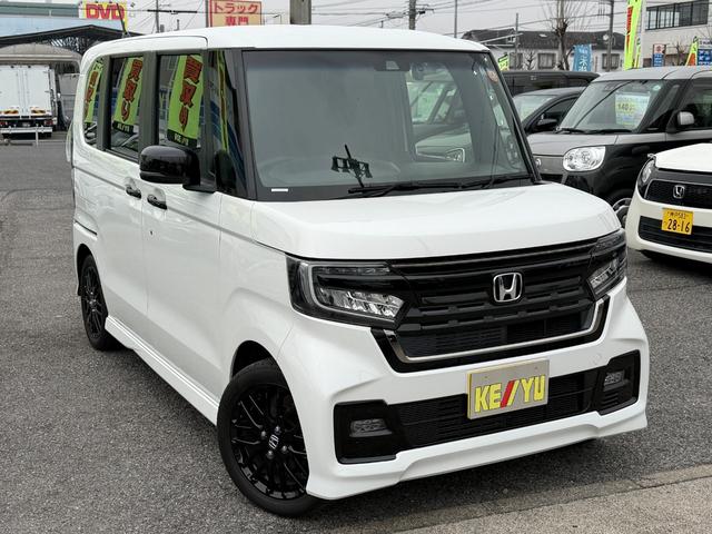 Ｎ－ＢＯＸカスタム Ｌターボ　スタイル＋ブラック　当店直接買取　禁煙　８インチナビ　フルセグ　Ｂｌｕｅｔｏｏｔｈ　バックカメラ　両側電動スライド　シートヒーター　電動パーキング　ブレーキホールド（3枚目）