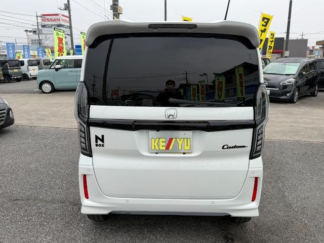 Ｎ－ＢＯＸカスタム Ｌターボ　スタイル＋ブラック　当店直接買取　禁煙　８インチナビ　フルセグ　Ｂｌｕｅｔｏｏｔｈ　バックカメラ　両側電動スライド　シートヒーター　電動パーキング　ブレーキホールド（7枚目）