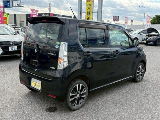 ワゴンＲ スティングレーＴ　ターボ　イクリプス７インチＳＤナビ　フルセグ　Ｂｌｕｅｔｏｏｔｈ　ＣＤ　ミュージックサーバー　ビルトインＥＴＣ　スマートキー　パドルシフト　オートエアコン　アイドリングストップ　純正アエロ（9枚目）