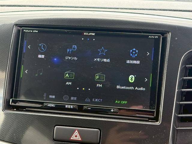 ワゴンＲ スティングレーＴ　ターボ　イクリプス７インチＳＤナビ　フルセグ　Ｂｌｕｅｔｏｏｔｈ　ＣＤ　ミュージックサーバー　ビルトインＥＴＣ　スマートキー　パドルシフト　オートエアコン　アイドリングストップ　純正アエロ（29枚目）