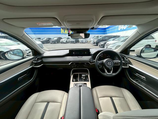 ＣＸ－６０ ２５Ｓ　Ｌパッケージ　千葉直仕入／１２．３型純正ナビ／ＢＯＳＥサウンド／サンルーフ／全方位カメラ／電動白革シート／純正２０インチアルミ／ＢＳＭ／ヘッドアップディスプレイ／電動リアゲート／ワンオーナー／ＨＤＭＩ／禁煙（5枚目）