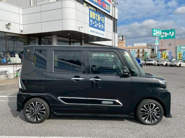 タント カスタムRS 禁煙/衝突被害軽減システム/コーナーセンサー/ ターボ/ヒーター付ハーフレザーシート/カロッツェリア7型ナビ/フルセグ/CD/DVD/Bluetooth/バックカメラ/LEDオートライト/純正アルミ/追従型クルコン/レーンアシスト/ETC/保証書(7枚目)