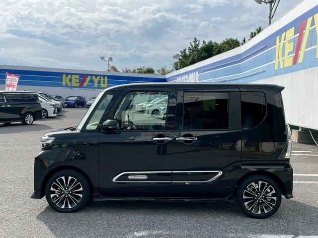 タント カスタムRS 禁煙/衝突被害軽減システム/コーナーセンサー/ ターボ/ヒーター付ハーフレザーシート/カロッツェリア7型ナビ/フルセグ/CD/DVD/Bluetooth/バックカメラ/LEDオートライト/純正アルミ/追従型クルコン/レーンアシスト/ETC/保証書(8枚目)