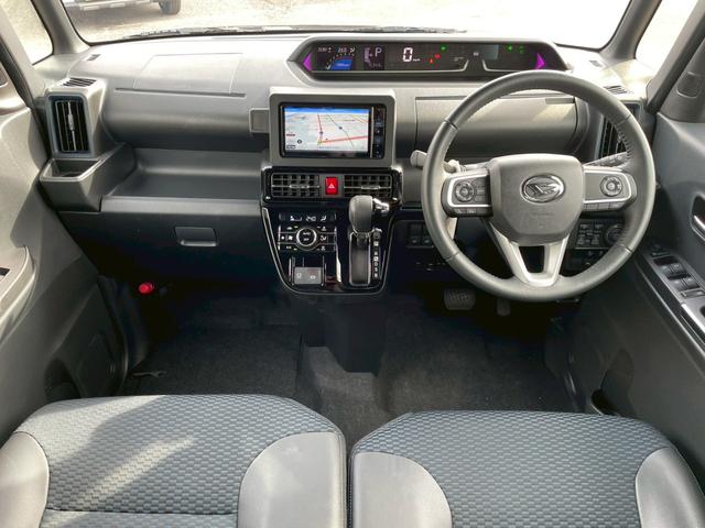 タント カスタムRS 禁煙/衝突被害軽減システム/コーナーセンサー/ ターボ/ヒーター付ハーフレザーシート/カロッツェリア7型ナビ/フルセグ/CD/DVD/Bluetooth/バックカメラ/LEDオートライト/純正アルミ/追従型クルコン/レーンアシスト/ETC/保証書(12枚目)