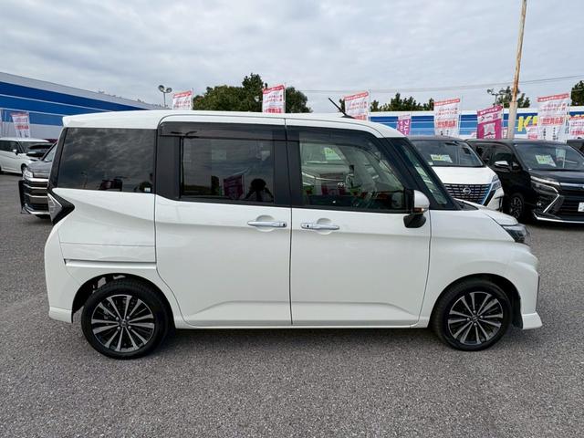 ルーミー カスタムＧ－Ｔ　ワンオーナー　禁煙　ターボ　衝突被害軽減システム　バックカメラ　純正９インチナビ　フルセグ　ＣＤ　ＤＶＤ　ミュージックサーバー　ＵＳＢ　Ｂｌｕｅｔｏｏｔｈ　両側パワースライドドア　ドラレコ前後　ＥＴＣ（8枚目）