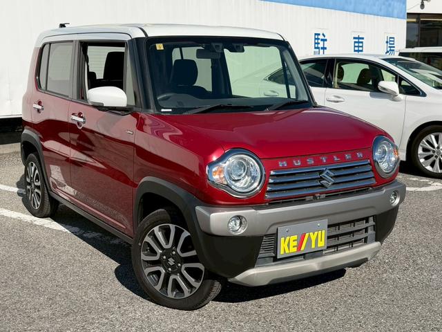 ハスラー ＪスタイルＩＩターボ　禁煙車／純正７インチＳＤナビ／全方位カメラ／フルセグ／ＣＤ／ＤＶＤ／ＢＴオーディオ／ビルトインＥＴＣ／アイドリングストップ／衝突被害軽減システム／ハーフレザーシート／シートヒーター／パドルシフト（6枚目）