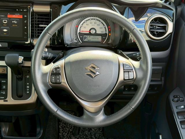 ハスラー ＪスタイルＩＩターボ　禁煙車／純正７インチＳＤナビ／全方位カメラ／フルセグ／ＣＤ／ＤＶＤ／ＢＴオーディオ／ビルトインＥＴＣ／アイドリングストップ／衝突被害軽減システム／ハーフレザーシート／シートヒーター／パドルシフト（15枚目）