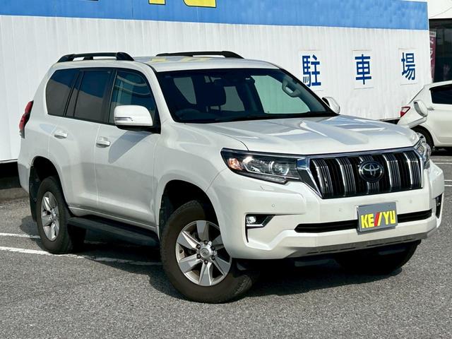 ランドクルーザープラド ＴＸ　下取り直販車／衝突軽減ブレーキ／アルパイン９型ナビ＆前後ドラレコ／バックカメラ／追従クルコン／Ｂｌｕｅｔｏｏｔｈオーディオ／ルーフレール／純正アルミ／レーンキープアシスト／コーナーセンサー／１オーナー（7枚目）