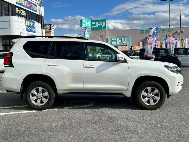 ランドクルーザープラド ＴＸ　下取り直販車／衝突軽減ブレーキ／アルパイン９型ナビ＆前後ドラレコ／バックカメラ／追従クルコン／Ｂｌｕｅｔｏｏｔｈオーディオ／ルーフレール／純正アルミ／レーンキープアシスト／コーナーセンサー／１オーナー（8枚目）