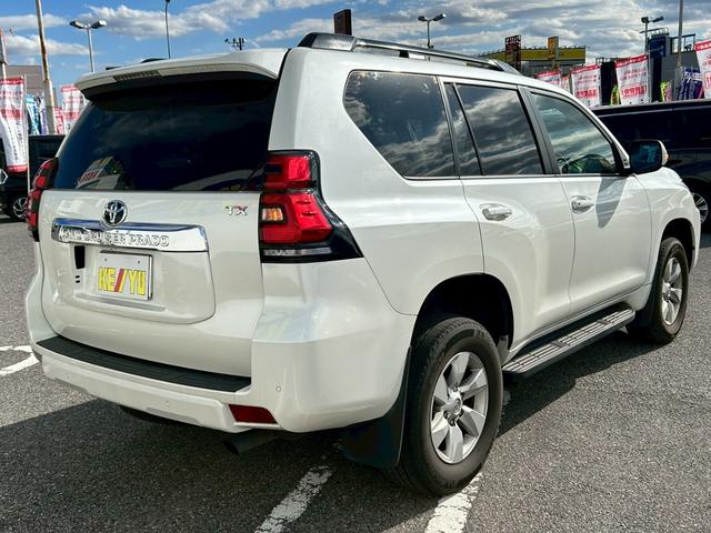 ランドクルーザープラド ＴＸ　下取り直販車／衝突軽減ブレーキ／アルパイン９型ナビ＆前後ドラレコ／バックカメラ／追従クルコン／Ｂｌｕｅｔｏｏｔｈオーディオ／ルーフレール／純正アルミ／レーンキープアシスト／コーナーセンサー／１オーナー（9枚目）
