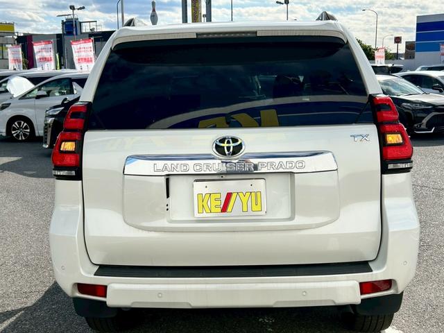 ランドクルーザープラド ＴＸ　下取り直販車／衝突軽減ブレーキ／アルパイン９型ナビ＆前後ドラレコ／バックカメラ／追従クルコン／Ｂｌｕｅｔｏｏｔｈオーディオ／ルーフレール／純正アルミ／レーンキープアシスト／コーナーセンサー／１オーナー（10枚目）