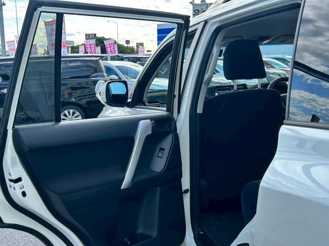 ランドクルーザープラド ＴＸ　下取り直販車／衝突軽減ブレーキ／アルパイン９型ナビ＆前後ドラレコ／バックカメラ／追従クルコン／Ｂｌｕｅｔｏｏｔｈオーディオ／ルーフレール／純正アルミ／レーンキープアシスト／コーナーセンサー／１オーナー（33枚目）
