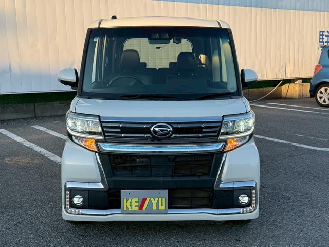 タント カスタムＲＳ　トップエディションＶＳ　ＳＡＩＩＩ　禁煙車／ワンオーナー／パナソニック７インチＳＤナビ／アラウンドビューモニター／両側パワースライドドア／ハーフレザーシート／シートヒーター／純正１５インチアルミ／ＬＥＤヘッドライト／フォグ／ＥＴＣ（5枚目）