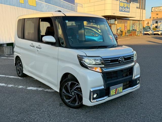 タント カスタムＲＳ　トップエディションＶＳ　ＳＡＩＩＩ　禁煙車／ワンオーナー／パナソニック７インチＳＤナビ／アラウンドビューモニター／両側パワースライドドア／ハーフレザーシート／シートヒーター／純正１５インチアルミ／ＬＥＤヘッドライト／フォグ／ＥＴＣ（6枚目）
