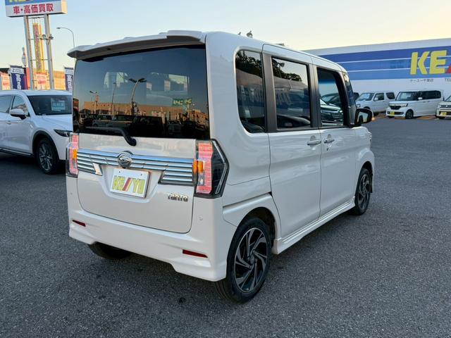 タント カスタムＲＳ　トップエディションＶＳ　ＳＡＩＩＩ　禁煙車／ワンオーナー／パナソニック７インチＳＤナビ／アラウンドビューモニター／両側パワースライドドア／ハーフレザーシート／シートヒーター／純正１５インチアルミ／ＬＥＤヘッドライト／フォグ／ＥＴＣ（8枚目）