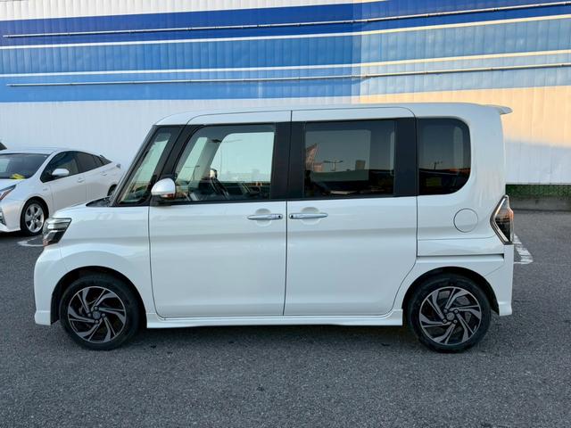 タント カスタムＲＳ　トップエディションＶＳ　ＳＡＩＩＩ　禁煙車／ワンオーナー／パナソニック７インチＳＤナビ／アラウンドビューモニター／両側パワースライドドア／ハーフレザーシート／シートヒーター／純正１５インチアルミ／ＬＥＤヘッドライト／フォグ／ＥＴＣ（11枚目）