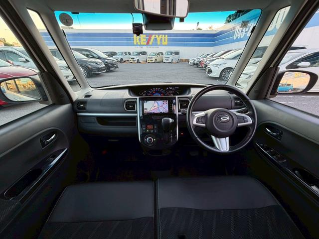 タント カスタムＲＳ　トップエディションＶＳ　ＳＡＩＩＩ　禁煙車／ワンオーナー／パナソニック７インチＳＤナビ／アラウンドビューモニター／両側パワースライドドア／ハーフレザーシート／シートヒーター／純正１５インチアルミ／ＬＥＤヘッドライト／フォグ／ＥＴＣ（15枚目）