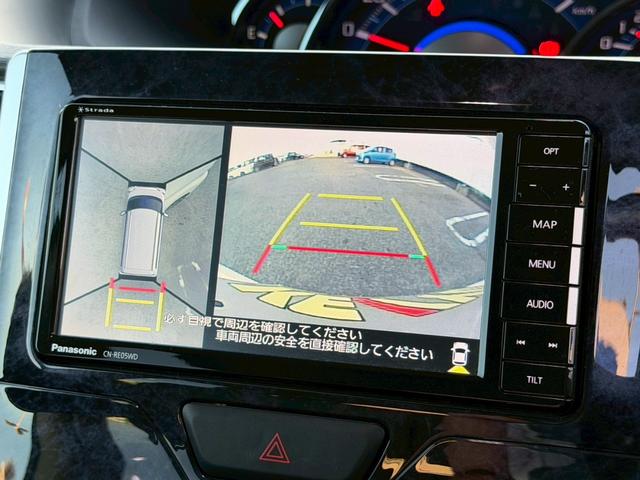 タント カスタムＲＳ　トップエディションＶＳ　ＳＡＩＩＩ　禁煙車／ワンオーナー／パナソニック７インチＳＤナビ／アラウンドビューモニター／両側パワースライドドア／ハーフレザーシート／シートヒーター／純正１５インチアルミ／ＬＥＤヘッドライト／フォグ／ＥＴＣ（23枚目）