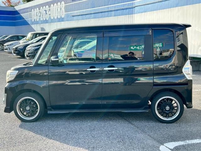 タント カスタムRS SA 純正8型ナビ&フリップダウンモニター/両側パワースライドドア/Bluetoothオーディオ/革調シートカバー/社外アルミ/LEDヘッドライト/ETC/バックカメラ/衝突被害軽減システム/ステリモ/禁煙(12枚目)