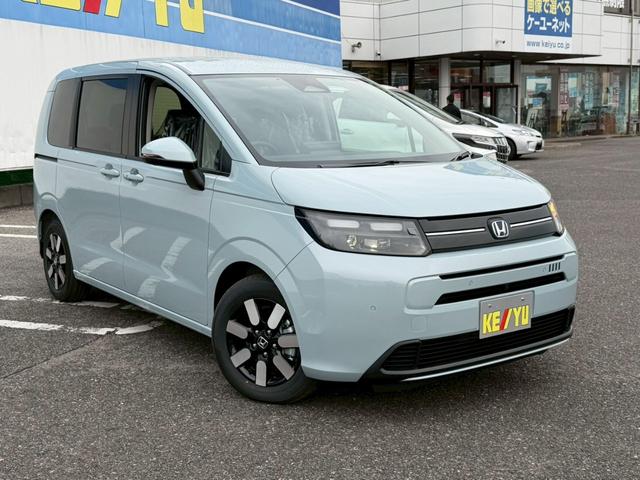 フリード e:HEVエアー EX☆登録済未使用車☆純正11.4型ナビ/ 全方位カメラ/衝突被害軽減システム/コーナーセンサー/ブラインドスポットモニター/追従型クルコン/ヒーター付ハーフレザーシート/LEDオートライト/純正アルミ/ETC2.0/リアクーラー/保証書(6枚目)