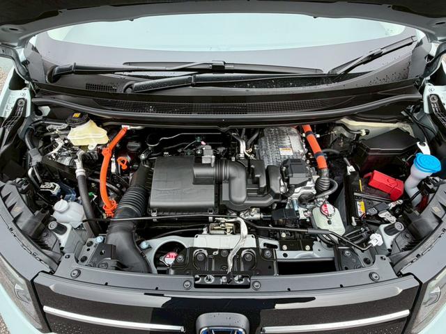 フリード e:HEVエアー EX☆登録済未使用車☆純正11.4型ナビ/ 全方位カメラ/衝突被害軽減システム/コーナーセンサー/ブラインドスポットモニター/追従型クルコン/ヒーター付ハーフレザーシート/LEDオートライト/純正アルミ/ETC2.0/リアクーラー/保証書(42枚目)