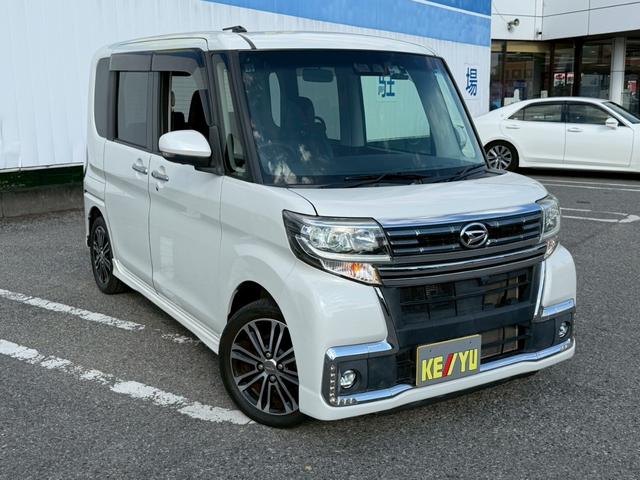 タント カスタムＲＳ　トップエディションＳＡＩＩＩ　禁煙／ドライブレコーダー／衝突被害軽減システム／全方位カメラ／純正７型ナビ／フルセグ／ＣＤ／ＤＶＤ／Ｂｌｕｅｔｏｏｔｈ／両側電動スライド／ヒーター付ハーフレザーシート／ＬＥＤオートライト／ＥＴＣ（6枚目）