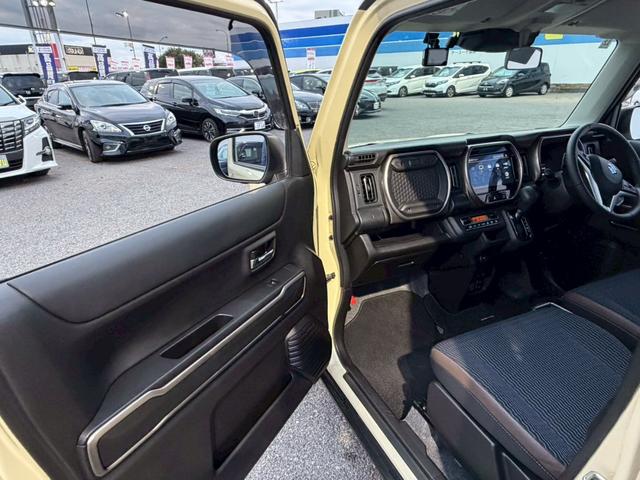 ハスラー ＪスタイルＩＩターボ　禁煙／前後ドラレコ／衝突軽減システム／　全方位カメラ／メーカーオプション９型ナビ／フルセグ／ＣＤ／ＤＶＤ／Ｂｌｕｅｔｏｏｔｈ／シートヒーター／ＬＥＤオートライト／純正アルミ／ＹＯＫＯＨＡＭＡ製スタッドレスタイヤ装着／夏用タイヤ有／ＥＴＣ（33枚目）