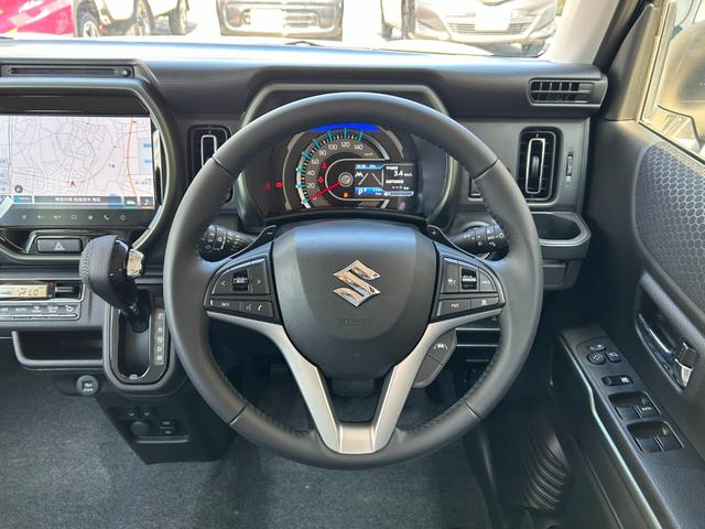 ハスラー タフワイルドターボ■届出済未使用【全方位モニター付９型ナビ】　スズキコネクト対応９インチＨＤディスプレイ／地デジ／ＤＶＤ／スマホ連携／ＳＯＳシステム／ルーフレール／衝突軽減／車線維持／追従クルコン／パーキングセンサー／先行車発進お知らせ／前後誤発進抑制／ＴＥＣＴ（23枚目）